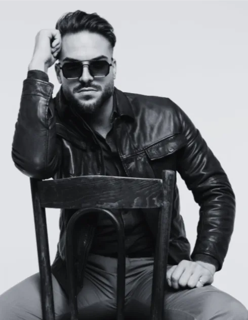 men fashion lifestyle B&W
