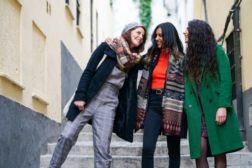 women group lifestyle autumn stylish